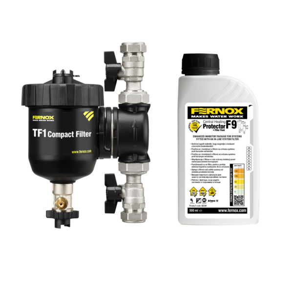 FERNOX Filtr magnetyczny TF1 Compact Filter 22 mm + Inhibitor F9